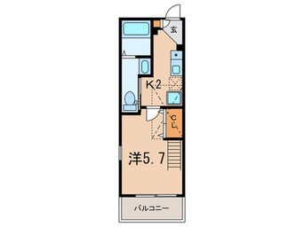 間取図 ハイツミリカⅢ