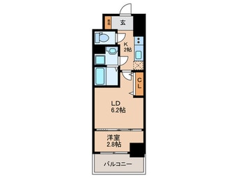 間取図 リアライズ鶴橋東Ⅱ
