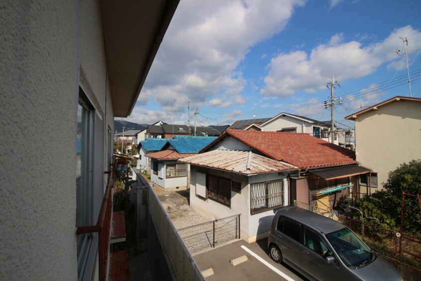 室内からの展望 なかば寮