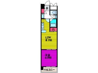 間取図 コンソラ－レ土佐堀