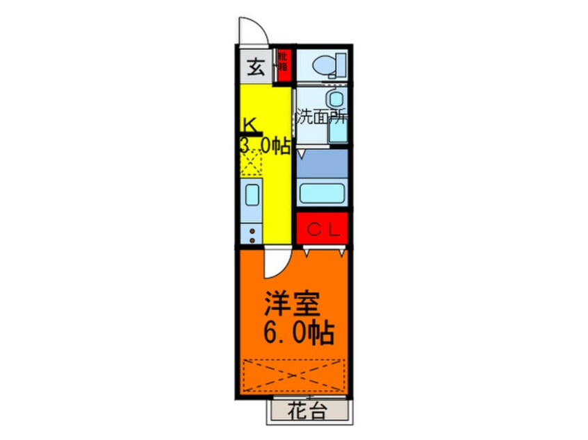 間取図 ハイツ雅