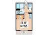 メゾンデュソレイユ 1Rの間取り