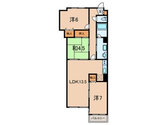 間取図 フローレンス西宮５