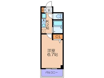 間取図 ファインコート新梅田