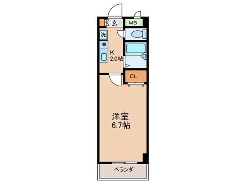 間取図 ファインコート新梅田