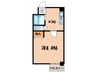 CITY SPIRE烏丸御池 1Kの間取り