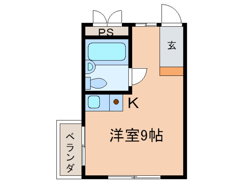 間取図 サンパレス２１服部