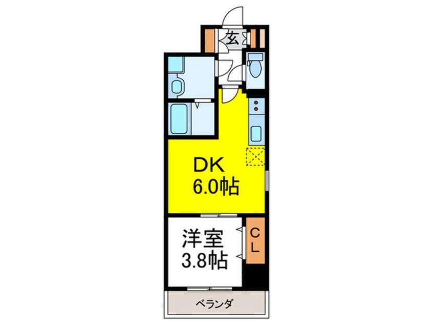 間取図 ウインズコート緑地パーク