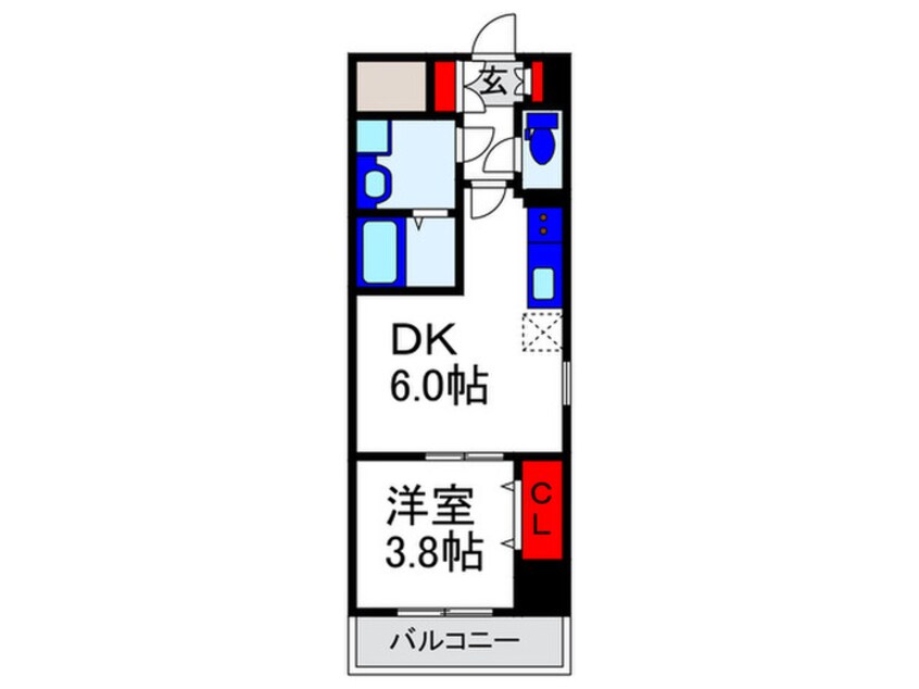 間取図 ウインズコート緑地パーク