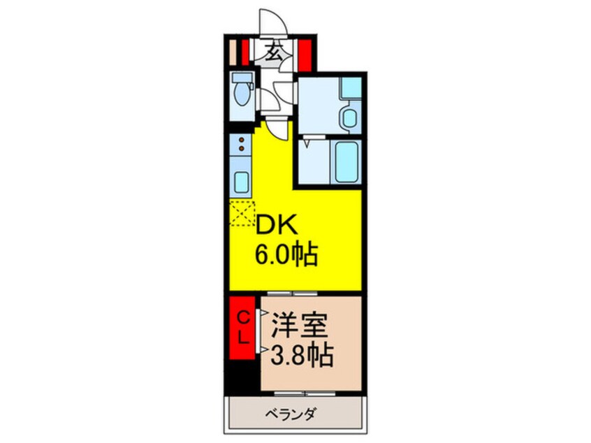 間取図 ウインズコート緑地パーク