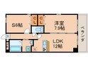 ベリエ茶五の間取図