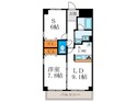 ベリエ茶五の間取図