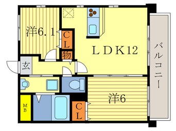 間取図 ベリエ茶五