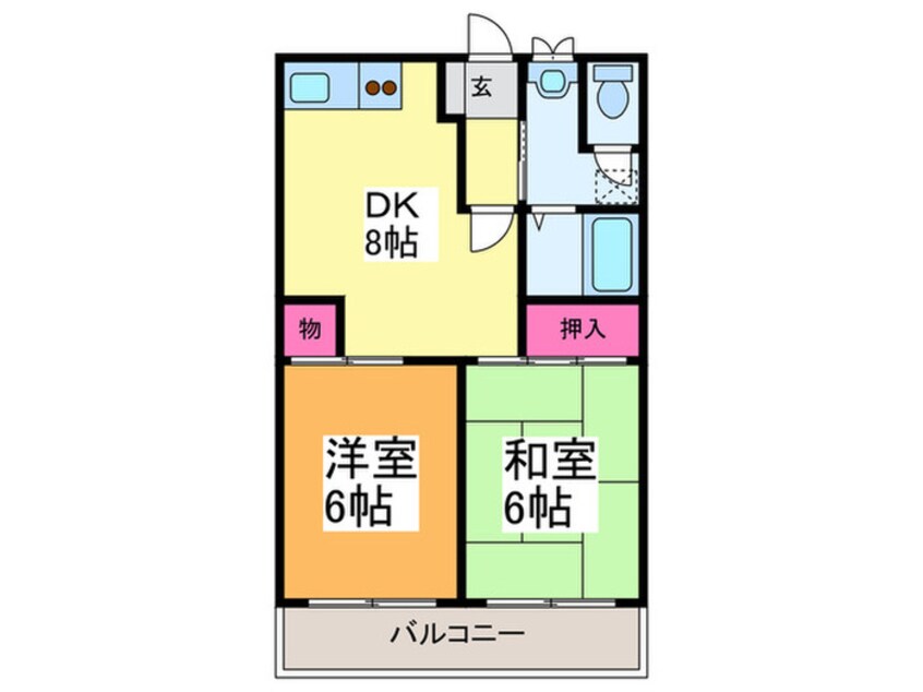 間取図 ハイツ・コ－セ