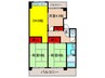 中沢マンション 3DKの間取り