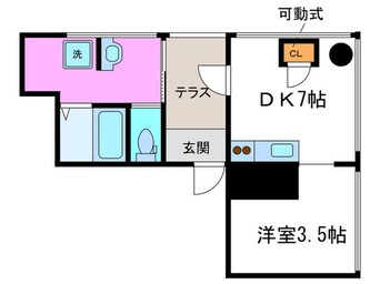 間取図 京都グリ－ンフィ－ルド桂坂