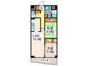 グドゥウェル新石切の間取図