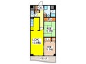 グドゥウェル新石切の間取図