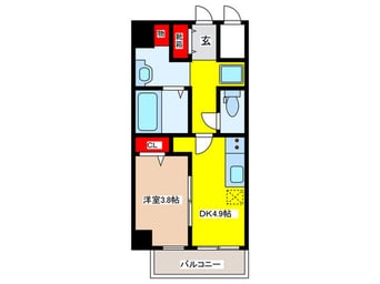 間取図 Ｂｒｉｌｌａｎｔｅ東花園
