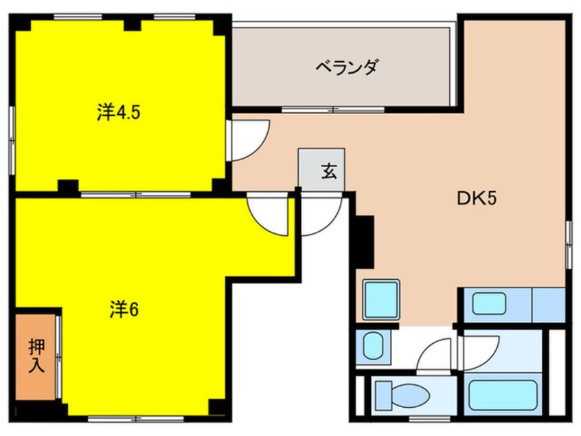 間取図 メゾンド実起