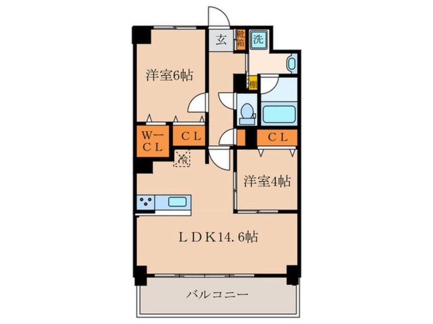 間取図 ザ・グレース京都岡崎