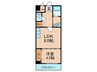 ダイコ－パ－ク 1LDKの間取り