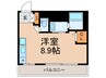 濱田マンション 1Rの間取り