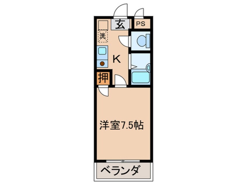 間取図 アクティブニシモト