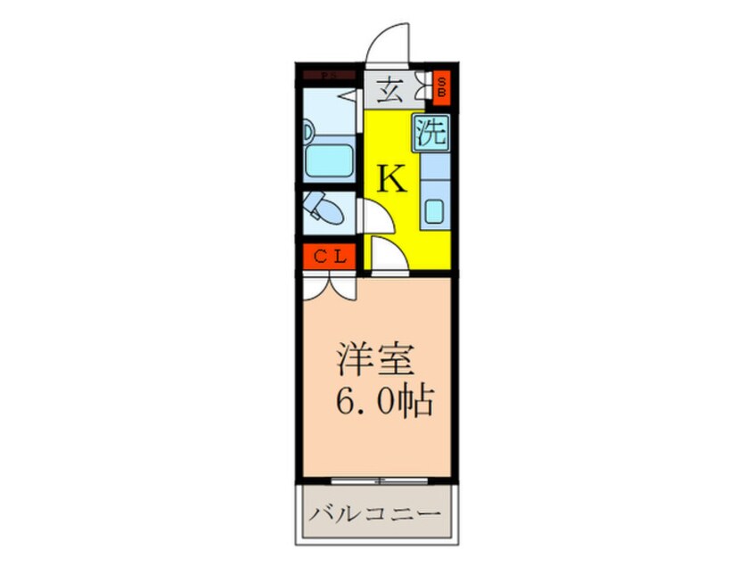 間取図 カサ山口