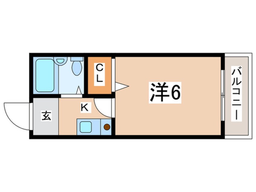 間取図 タクティ桑津