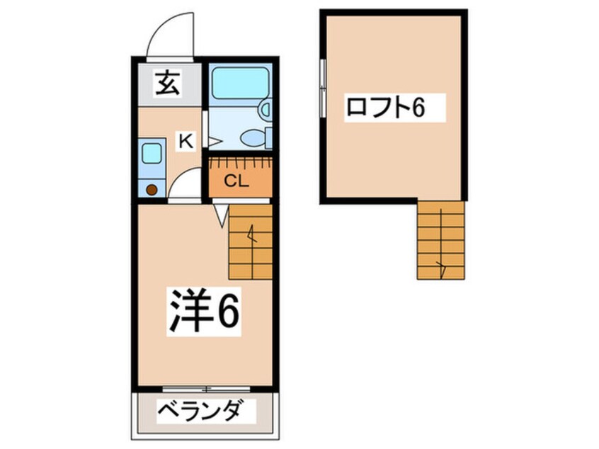 間取図 タクティ桑津