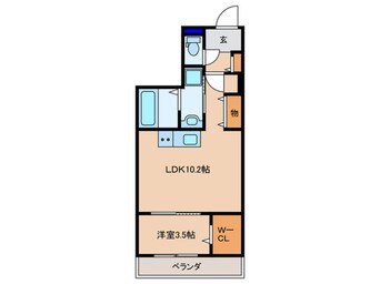 間取図 Casa Branche（ｶｰｻﾌﾞﾗﾝｼｪ）