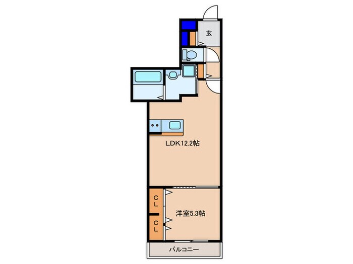 間取り図 Casa Branche（ｶｰｻﾌﾞﾗﾝｼｪ）