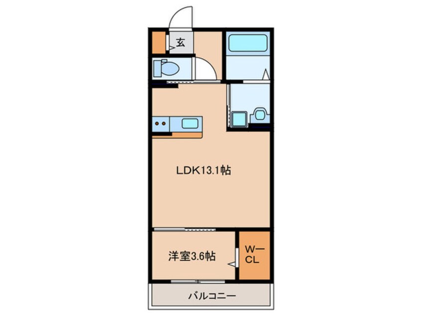 間取図 Casa Branche（ｶｰｻﾌﾞﾗﾝｼｪ）