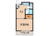 カサクレモナ 1Kの間取り