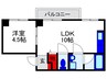 第１尾形マンション 1LDKの間取り