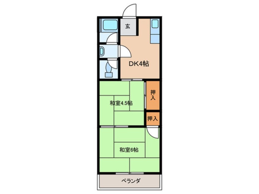 間取図 ルビーマンション