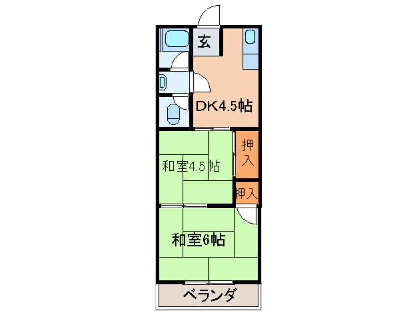 間取図 ルビーマンション