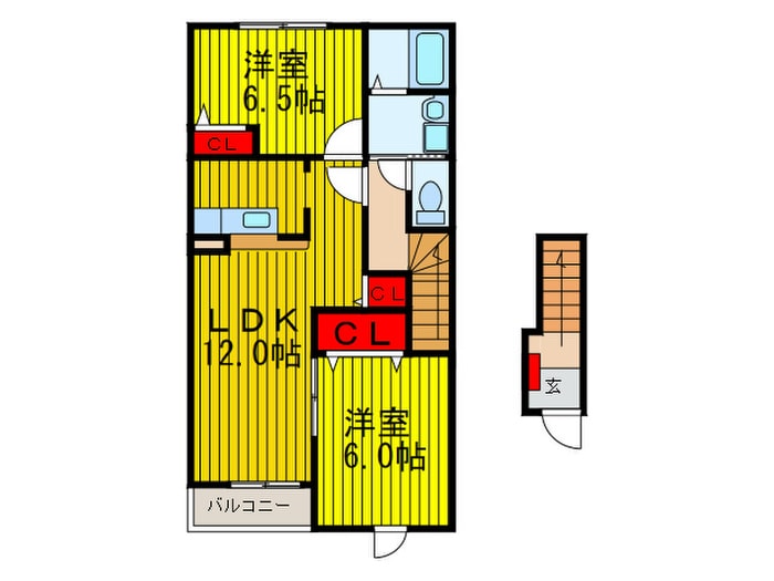 間取り図 フラン・アンジュ