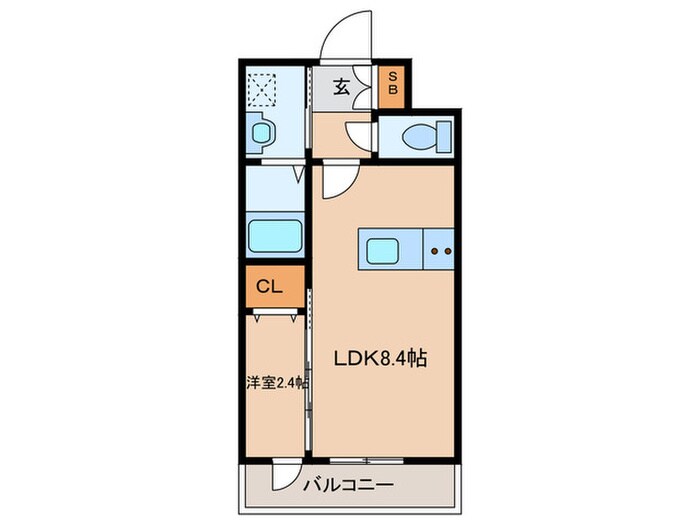 間取り図 MJC京都西大路Ⅰ（402）