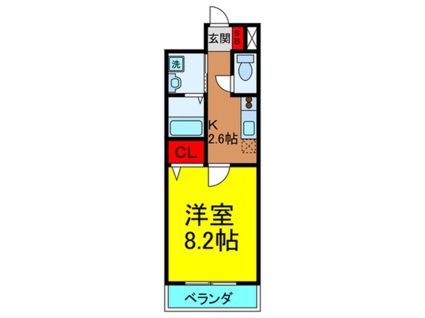 間取図 グランエスポワ－ル星田