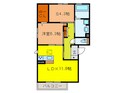 セクレ－ル北本町Ｂ棟の間取図