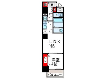 間取図 ﾚｵﾝｺﾝﾌｫｰﾄ堀江公園(701)