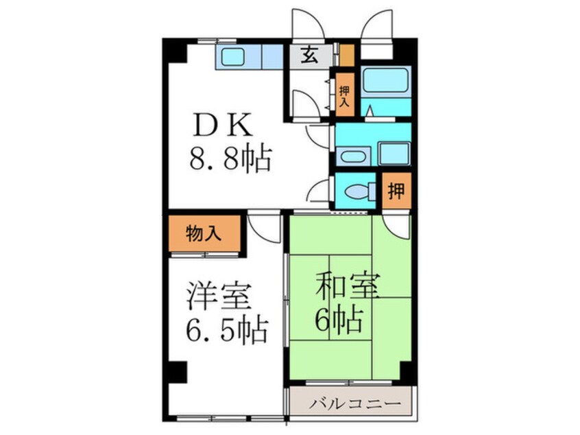 間取図 オザサライブコープ