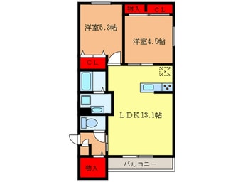 間取図 ハル野崎