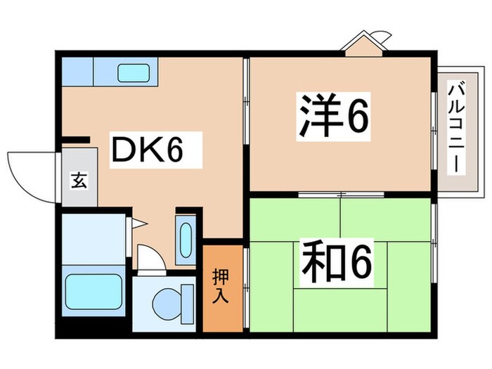 間取り図 高田ハイツＢ