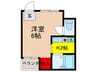 エクレール山本 1Kの間取り