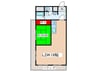 マンションジュエル 1LDKの間取り
