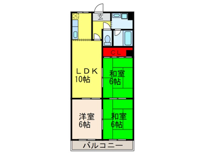 間取図 マンションジュエル