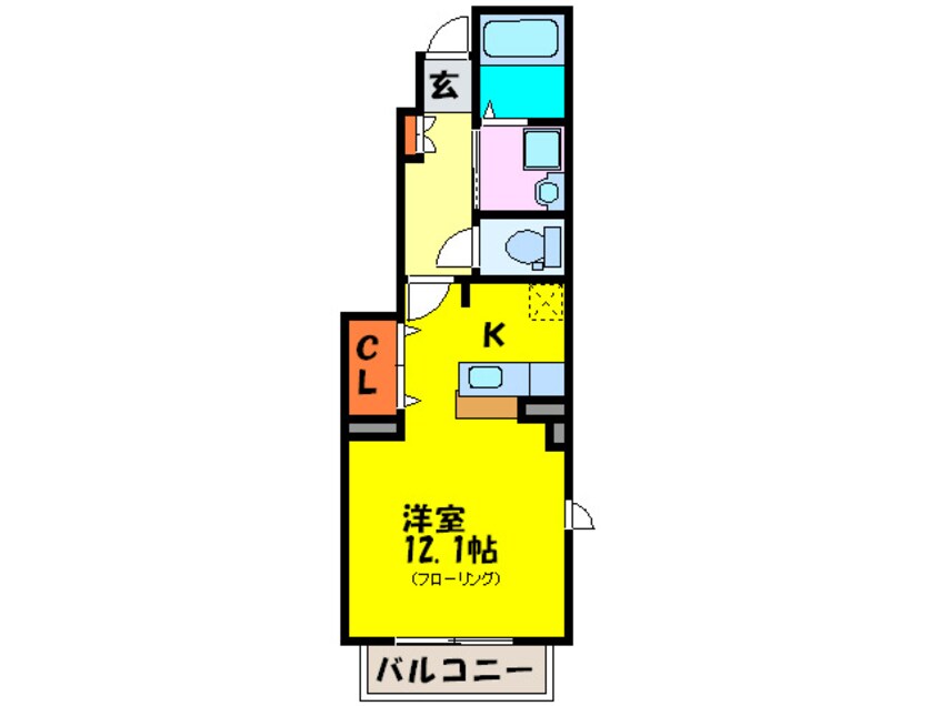 間取図 ハイツあぜりあ